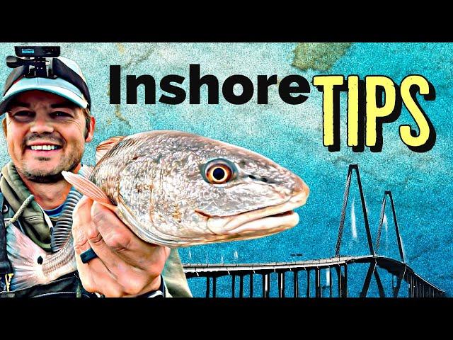 Redfish and Sea Trout Fishing tips inshore - Charleston SC