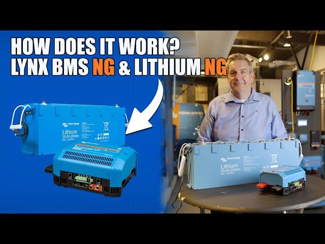 How does the new Victron Energy Lithium NG Battery & BMS NG work?