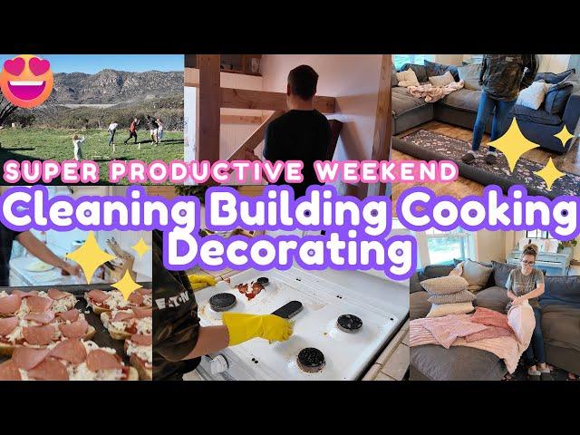 CLEANING, BUILDING, COOKING, DECORATING || AT HOME WITH JILL || MINIMALISM JOURNEY