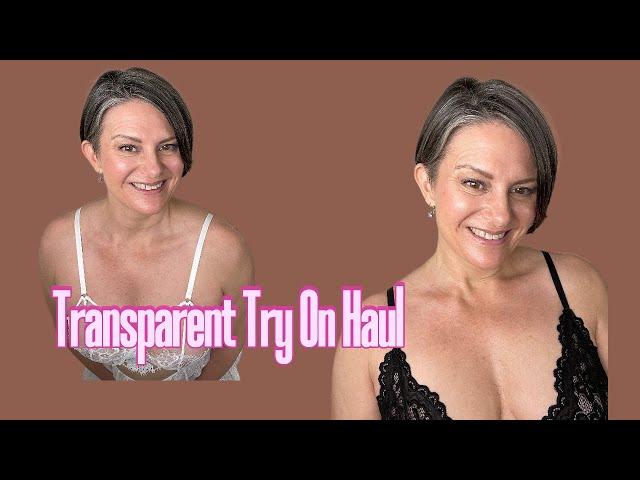 4K TRANSPARENT Babydoll Dresses TRY ON with mirror view | Curious Carly Try Ons