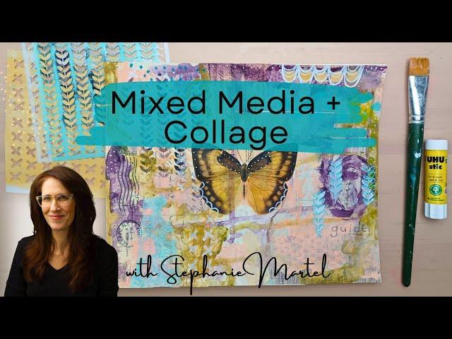 Mixed Media Art Collage Tutorial : Creating "Guide"