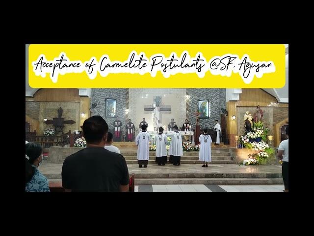 Acceptance of Carmelite Postulants Batch 2024-25 @San Francisco, Agusan del Sur (08-17-24) #carmel