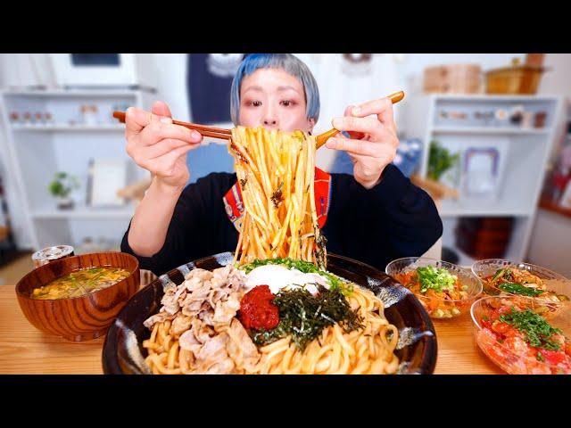 【大食い】今年も暑いので辛いものを食べます。旨辛って最高じゃない？【モッパン】【MUKBANG】