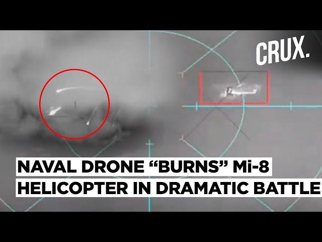 Ukraine's Naval Drone "Downs" Russian Helicopter? How Magura V5 With SeaDragon "Burned" Putin's Mi-8