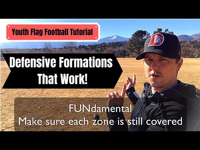 Youth Flag Football Tutorial for New Coaches | Defense formations That Work | Age-Based | Tips