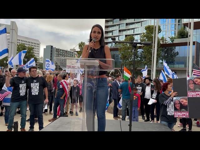 Sophia Salma Bring Them Home Rally - San Jose 10/22/23