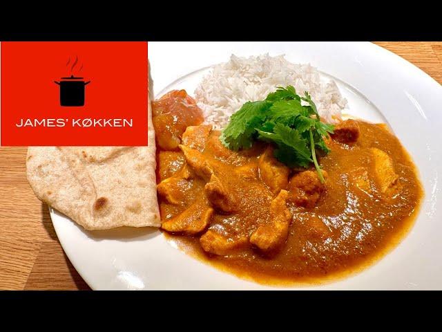 Chicken curry - kylling i karry på indisk.