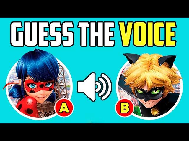 Guess LADYBUG & CAT NOIR Characters by Their VOICE | LadyBug Quiz