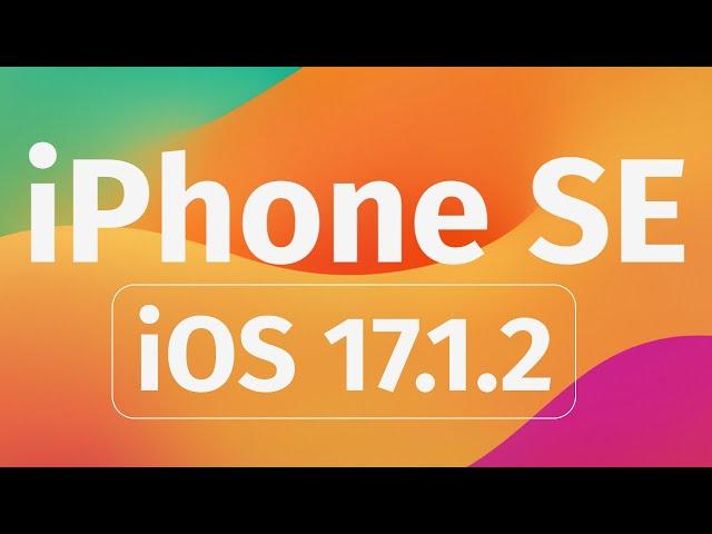 How to Update to iOS 17.1.2 - iPhone SE