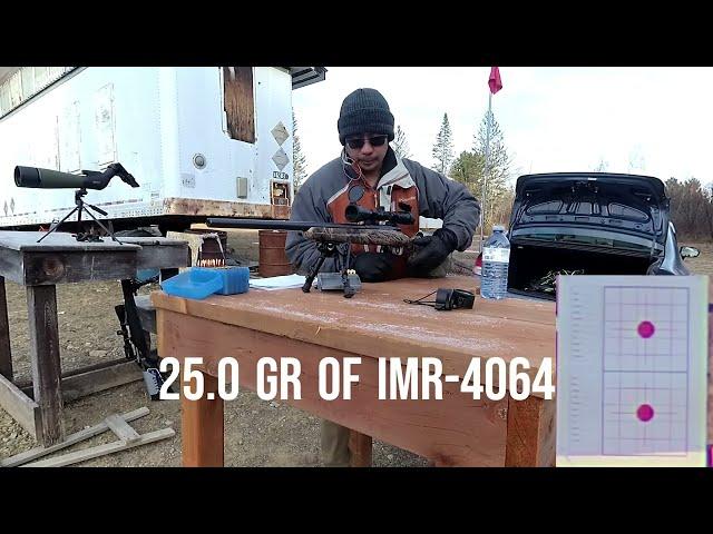 Savage axis 223 Heavy Barrel with IMR-4064