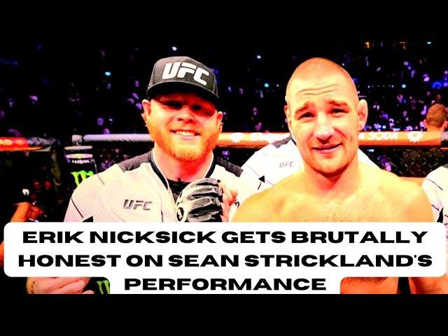 Eric Nicksick Went Off On Sean Strickland On Live Television