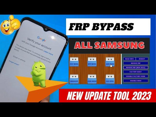 NEW All Samsung Frp Bypass Android 13 -12 -11 Patch 2023 With Big Update tool