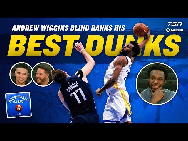 ANDREW WIGGINS BLIND RANKS HIS BEST DUNKS | Basketball Island