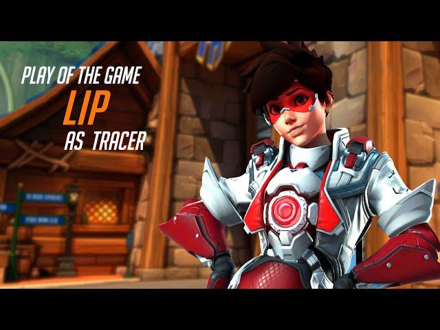 LIP PRO TRACER GAMEPLAY - POTG! [ OVERWATCH 2 SEASON 3 TOP 500 ]