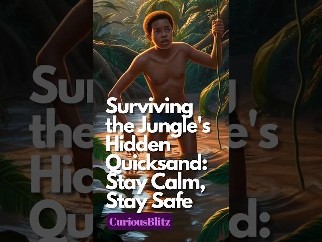 Surviving the Jungle's Hidden Quicksand: Stay Calm, Stay Safe 