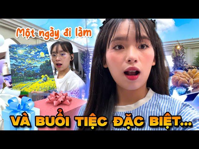 MỘT NGÀY ĐI LÀM & BUỔI TIỆC ĐẶC BIỆT CÙNG UYÊN KEN NA | VLOG4