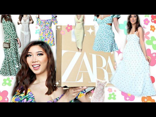 HUGE ZARA SPRING/SUMMER DRESS HAUL | Try-on Review 2022