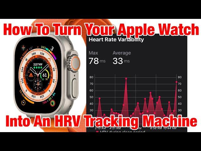 How to Activate Full HRV Tracking In Your Apple Watch - Review - Ultra SE AW 8 7 6 5 4 Athlytic