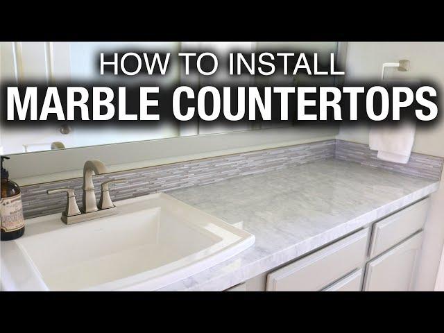 How to Install Marble or Granite Countertops in a Bathroom
