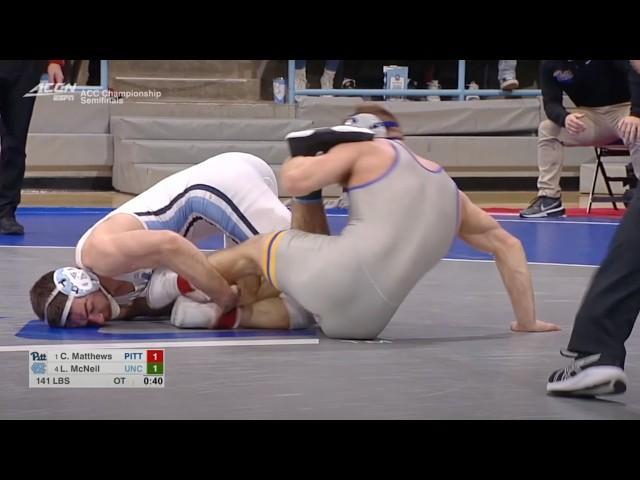 141lbs Cole Matthews (Pitt) vs Lachlan McNeil (North Carolina)