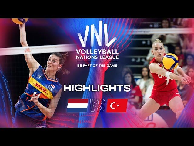  NED vs.  TUR - Highlights | Week 1 | Women's VNL 2024