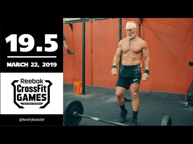 Kevin Koester 19.5 CrossFit Open WOD Full Workout + Recap