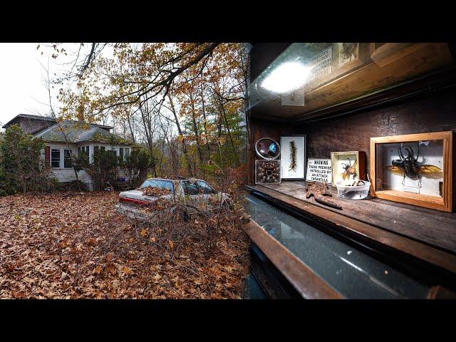 Inside an Abandoned 1980's Time Capsule Hoarder House! - Found Framed Specimens & More!