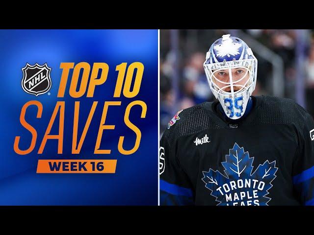 Top 10 Saves from Week 16 | 2023-24 NHL Season