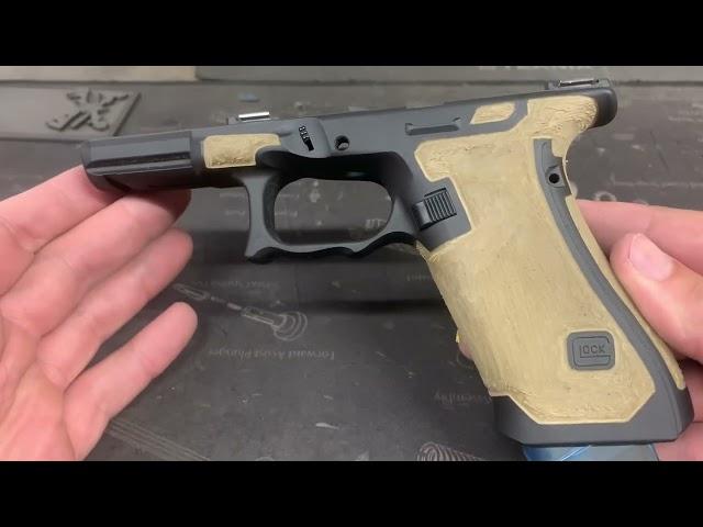 Custom G19X - Preparing Cerakoted Frame For Stippling