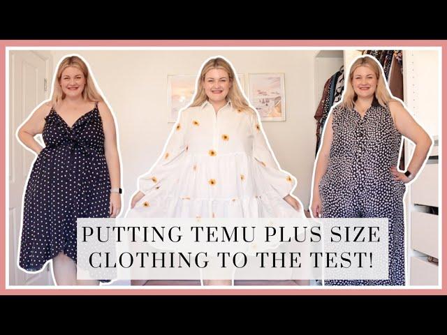 TEMU HUGE PLUS SIZE FASHION HAUL | SIZE 22 | IS IT WORTH IT!?