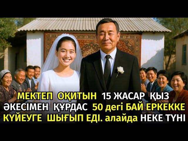 3)  МЕКТЕП ОҚИТЫН ЖАС ҚЫЗ ӘКЕСІНДЕЙ БАЙ ЕРКЕККЕ ТҰРМЫСҚА ШЫҒЫП ЕДІ, АЛАЙДА МЫНА СҰМДЫҚ...