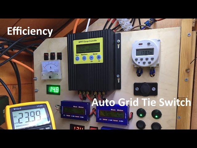 Auto Grid Tie Switch Efficiency - Adam's Arduino Projects