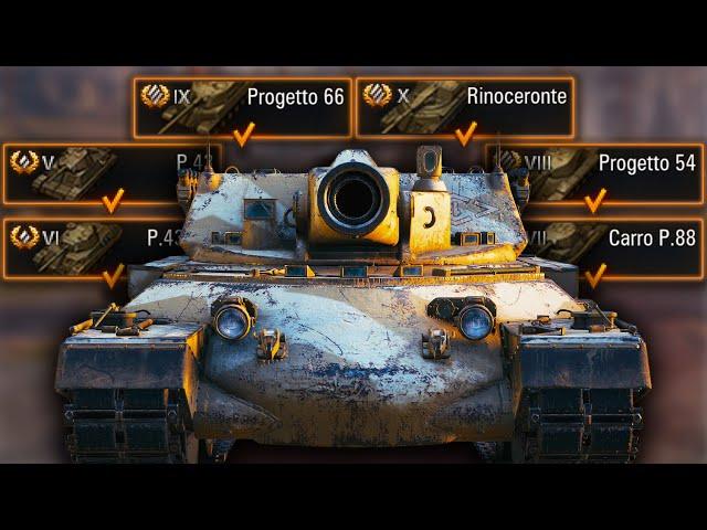 Please Buff This Tank Line! - Rinoceronte Tech Tree Showcase!