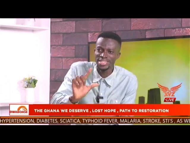 Ivan Kyei clashes with Fix The Country guys over Nkrumah's legacy with powerful presentation