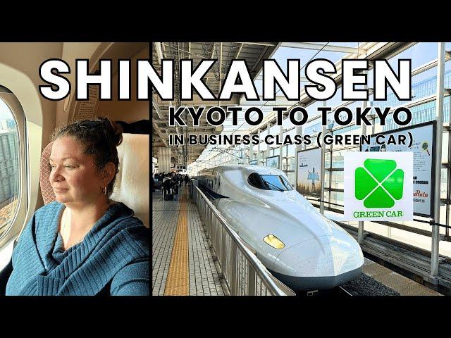 Kyoto to Tokyo on the Shinkansen | My Business Class Bullet Train Experience