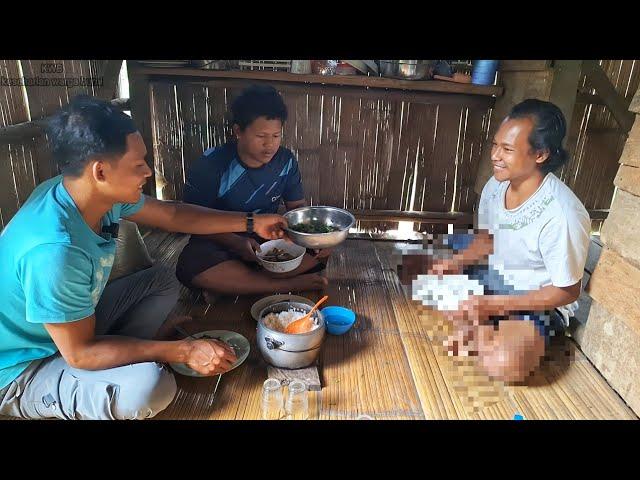 Sarapan Bareng Adik, Dikebun, Menu Selada Air Tumis