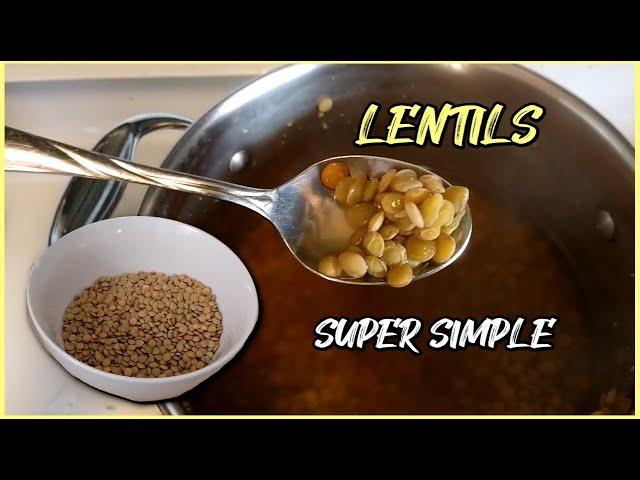 HOW TO COOK LENTILS SUPER EASY GUIDE