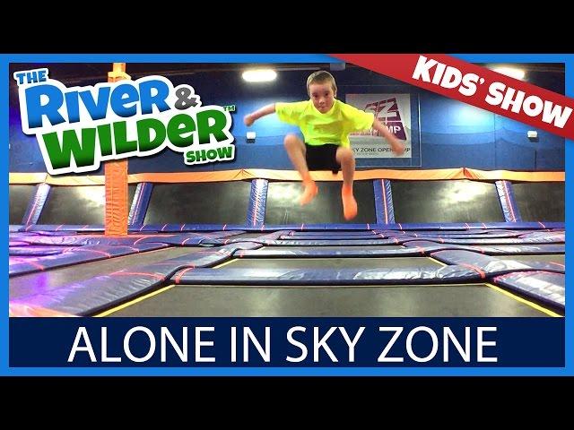 KIDS ARE ALONE IN SKY ZONE TRAMPOLINE PARK | TV FOR KIDS