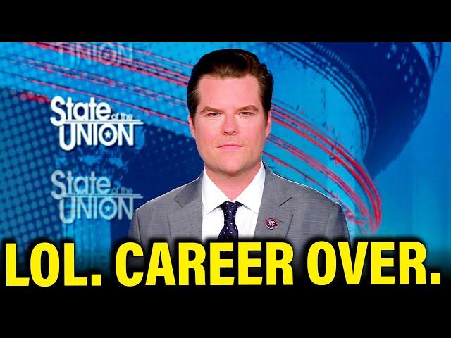 Watch Matt Gaetz DIE INSIDE during SAD CRY FOR HELP