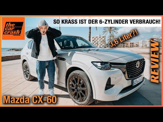 Mazda CX-60 im Test (2023) What?! 3,6 Liter Verbrauch mit einem 6-Zylinder?! Review | Fahrbericht