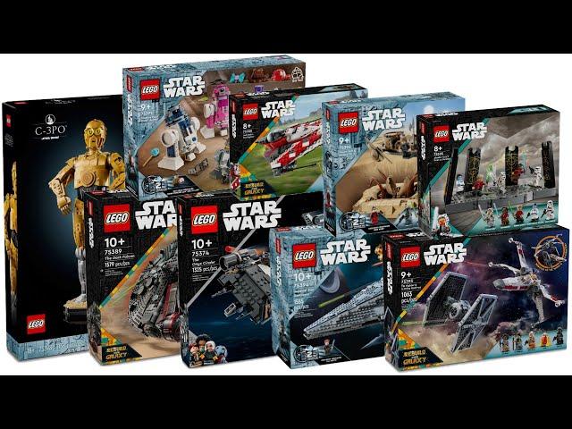 All LEGO Star Wars sets released August 2024 Compilation/Collection Speed Build