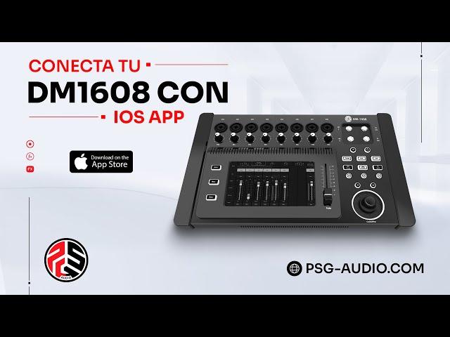 Conecta tu DM-1608 con nuestra app iOS.