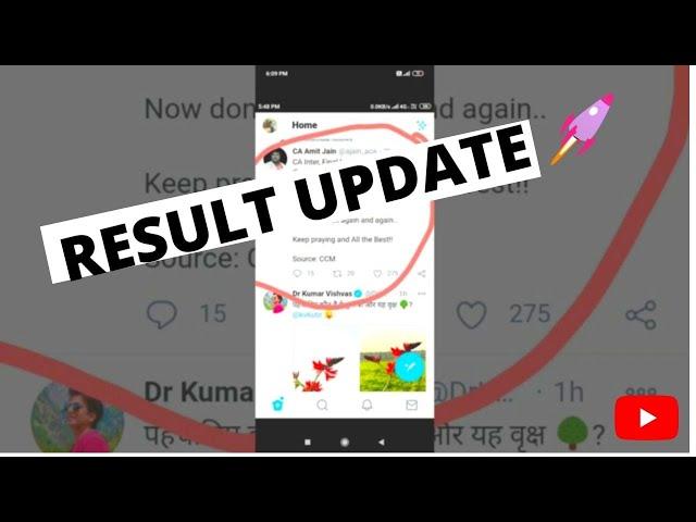 NOV2020 CA Result update | ICAI CCM