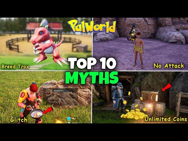 TOP 10 SECRET MYTHS in PALWORLD  | UNLIMITED COINS #10