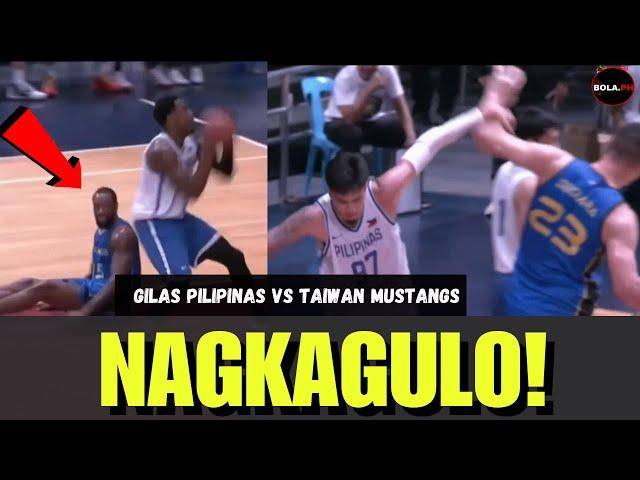 PANIS KAY BROWNLEE ANG IMPORT NG TAIWAN MUSTANGS  | 7'3 KAI SOTTO  VS 7'6" SAM DEGUARA NAGKAINITAN