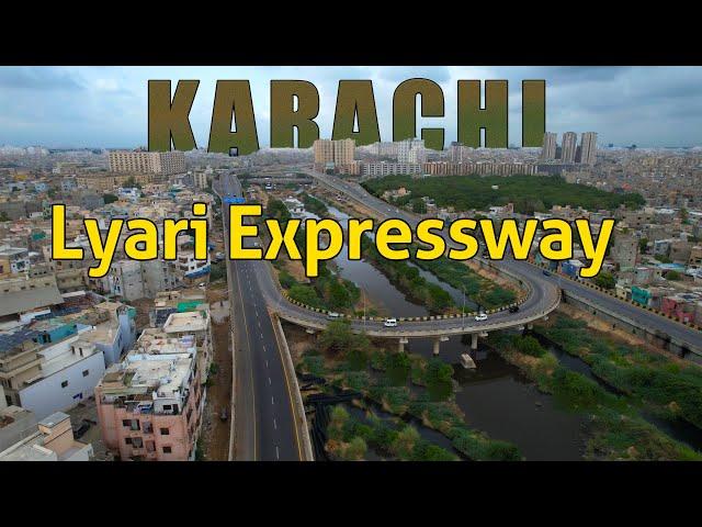 Karachi - Lyari Expressway - Maripur to Super Highway - Non-stop Drone View