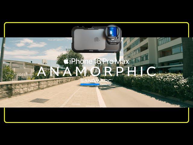 Anamorphic iPhone 16 Pro Max - Sandmarc 1.55x Lens Test