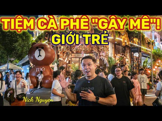 NGỠ NGÀNG QUÁN CAFE "GÂY MÊ" GIỚI TRẺ SÀI GÒN - MÊ COFFEE AND TEA || Nick Nguyen