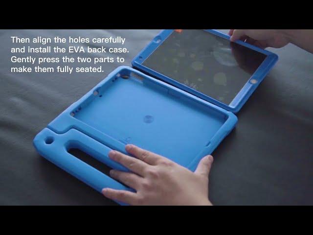 JETech Kids Case Installation for iPad