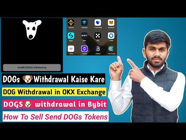 DOGs  Live Withdrawal in OKX, BYBiT Exchanges | DOGS Coin Withdrawal Kaise Kare | NADEEM BALLOCH